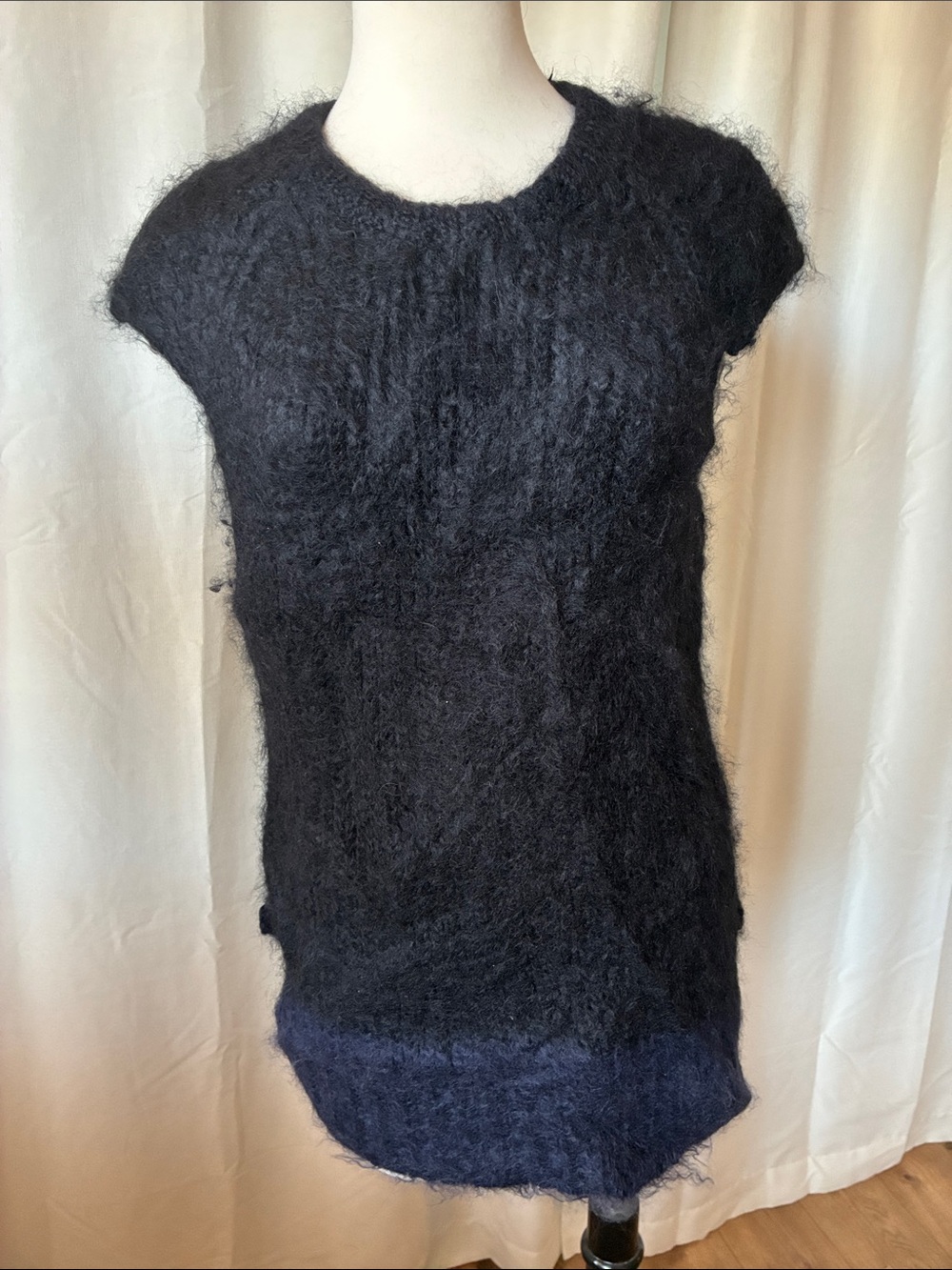 Diesel & EDUN Archival Mohair Knit Sweater Vest